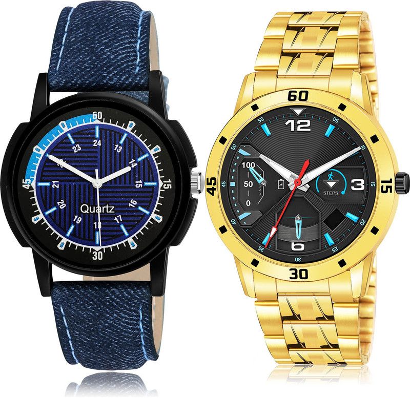 Analog Watch - For Men Classical Wrist 2 Watch Combo For Boys And Men - BRA34-(41-S-21)