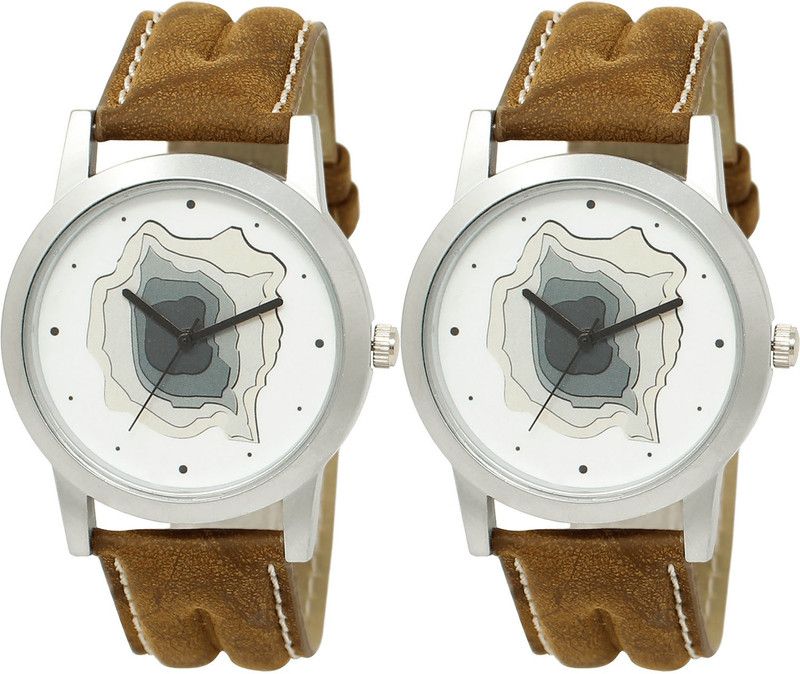 combo watch Analog Watch - For Girls Best Tread Analogue Brown Color Boys And Men Watch - BL46.9-BL46.9 (Combo Of 2 )