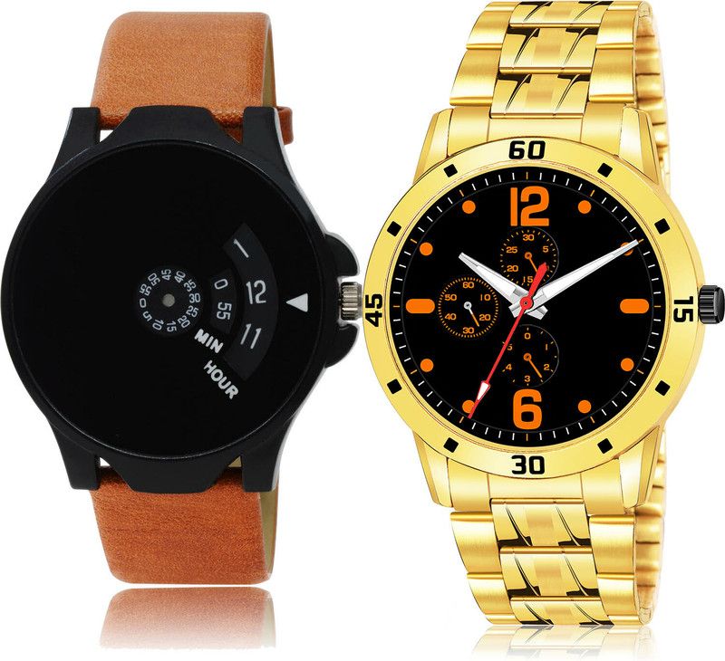 Analog Watch - For Men Treading Analogue 2 Watch Combo For Boys And Men - BO49-(70-S-21)