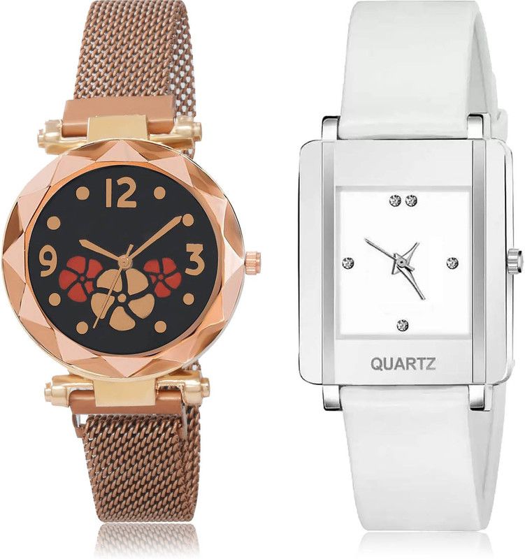 Analog Watch - For Women Latest Traditional 2 Watch Combo For Women And Girls - G653-G17