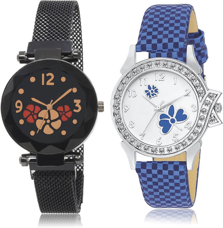 Analog Watch - For Women Treading Love 2 Watch Combo For Women And Girls - G652-G127