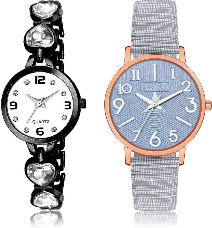 Analog Watch - For Women Treading Gift 2 Watch Combo For Women And Girls - G657-GM350