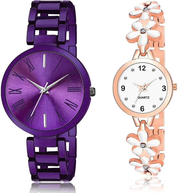 Analog Watch - For Women Brand New Designer 2 Watch Combo For Women And Girls - G655-G462