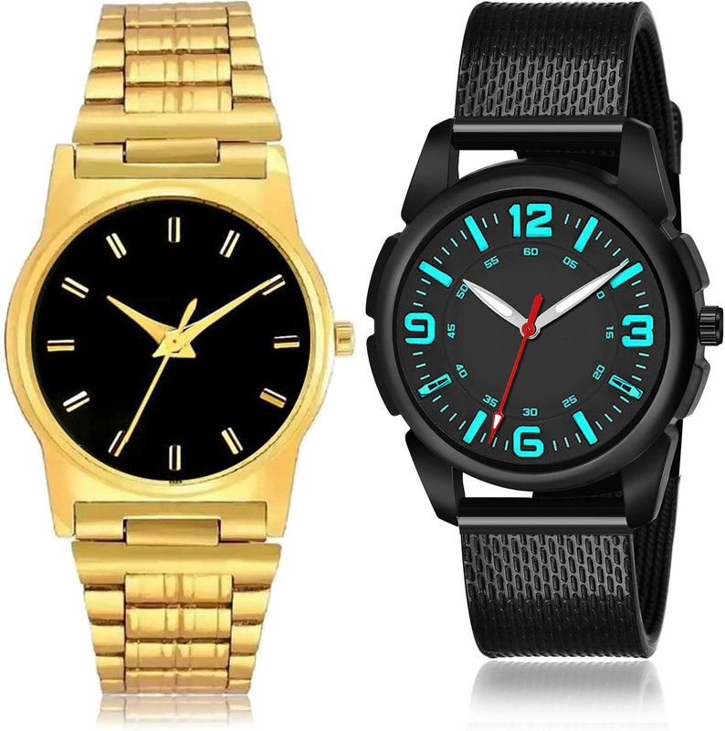 Analog Watch - For Men Classical Quartz 2 Watch Combo For Boys And Men - BCPL31-(46-S-10)