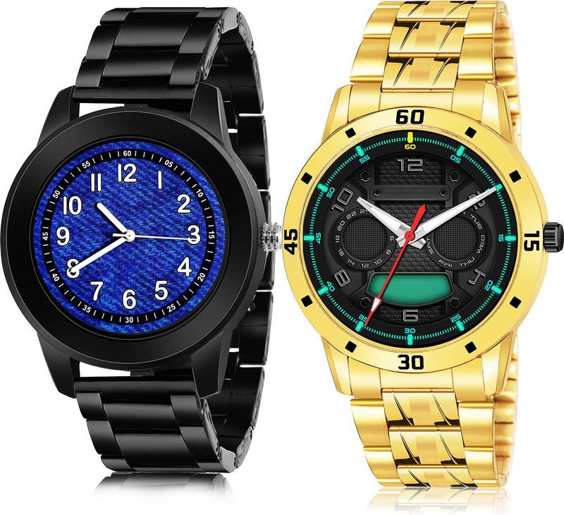 Analog Watch - For Men New Designer 2 Watch Combo For Boys And Men - B796-(57-S-21)