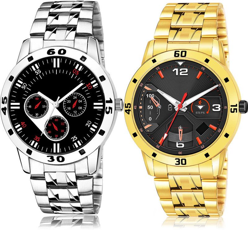 Analog Watch - For Men Collection 2 Watch Combo For Boys And Men - B947-(40-S-21)