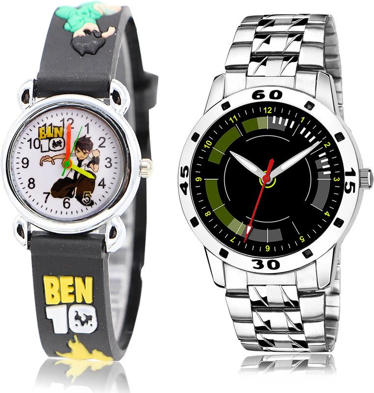 Analog Watch - For Boys New Valentine 2 Watch Combo For Boys And Men - BK84-(43-S-19)