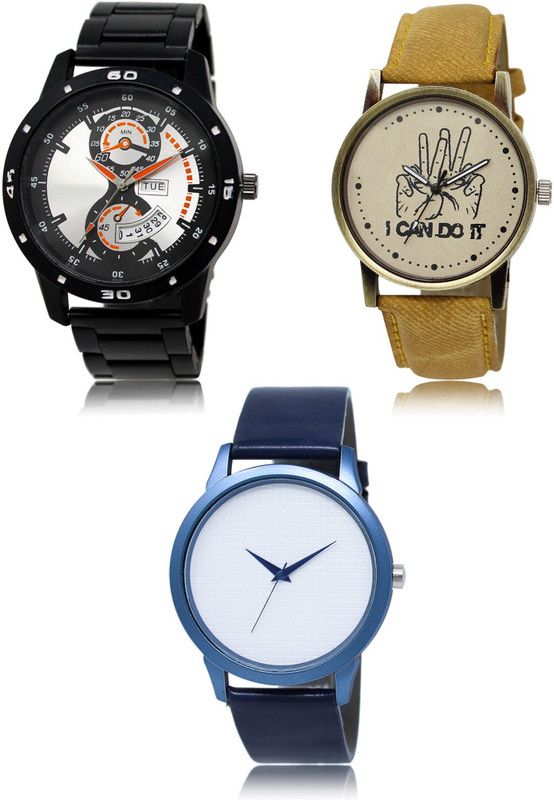 New latest Designer Combo of 3 Analog Watch - For Men 107-30-33