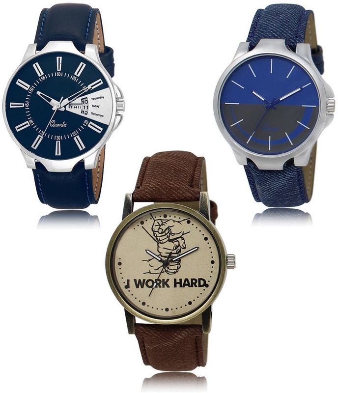 New latest Designer Combo of 3 Analog Watch - For Men LR-23-24-29