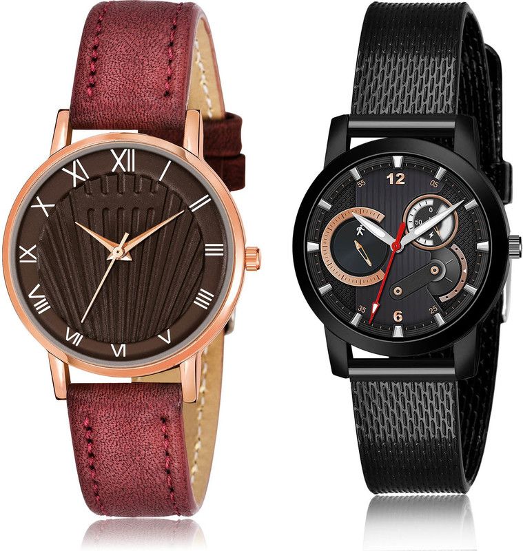 Analog Watch - For Girls Contemporary Wrist 2 Watch Combo For Women And Girls - GW49-(19-L-10)