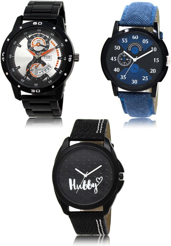 New latest Designer Combo of 3 Analog Watch - For Men 107-02-31