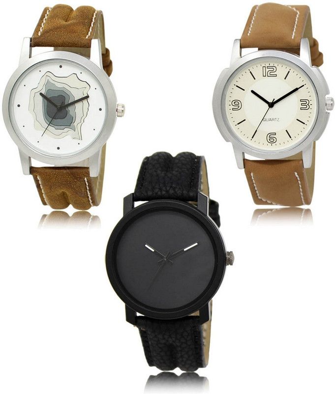 New latest Designer Combo of 3 Analog Watch - For Men LR-09-16-21