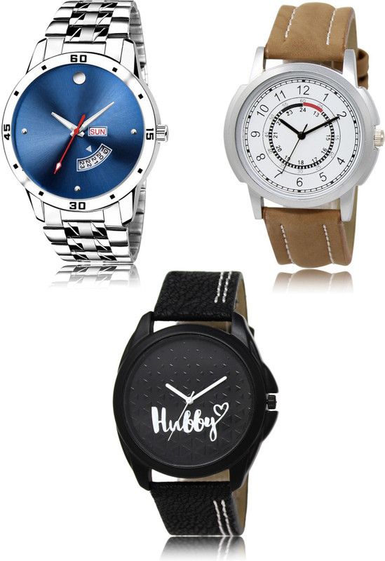 New latest Designer Combo of 3 Analog Watch - For Men LR105-LR17-LR31