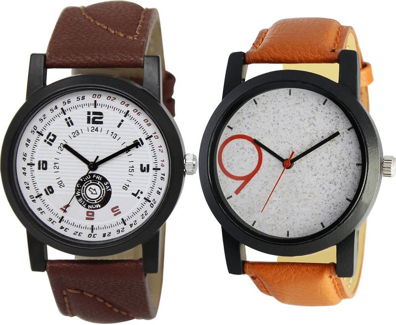 combo watch Analog Watch - For Girls Contemporary Chronograph Analogue Brown Color Boys And Men Watch - BL46.11-B33 (Combo Of 2 )