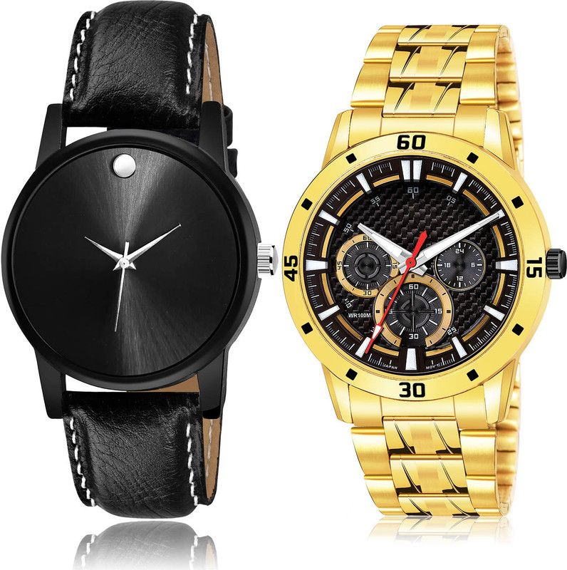Analog Watch - For Men Brand New Chronograph 2 Watch Combo For Boys And Men - B763-(72-S-21)