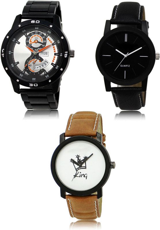 New latest Designer Combo of 3 Analog Watch - For Men 107-05-18
