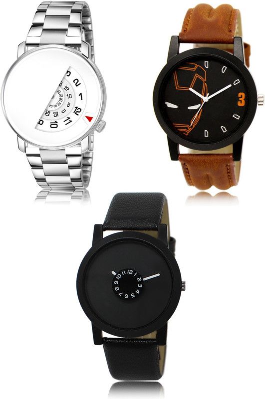 New latest Designer Combo of 3 Analog Watch - For Men 106-04-25