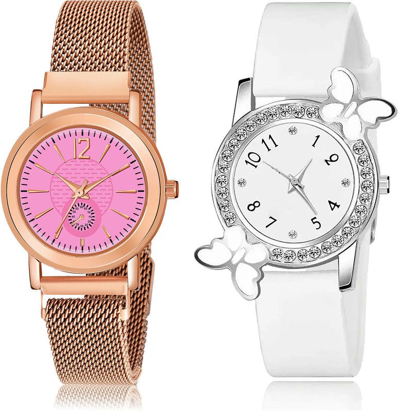 Analog Watch - For Girls New Chronograph 2 Watch Combo For Women And Girls - GW41-G102