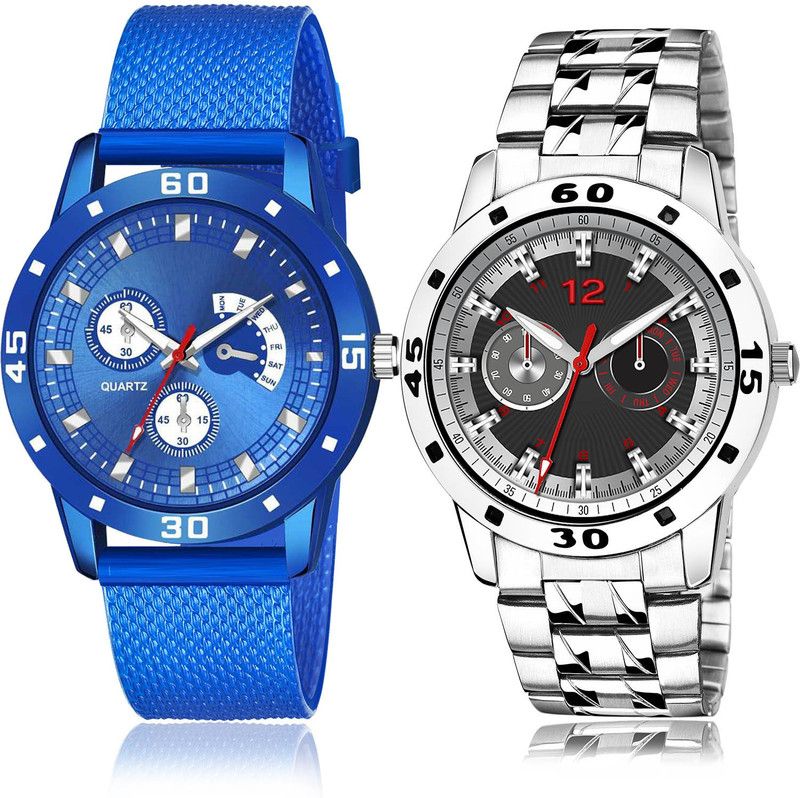 Analog Watch - For Men Classical Heart 2 Watch Combo For Boys And Men - BRM40-(26-S-19)