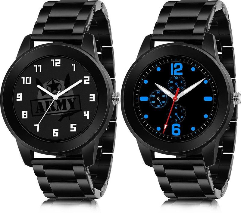 Analog Watch - For Men Treading Designer 2 Watch Combo For Boys And Men - B993-(68-S-20)