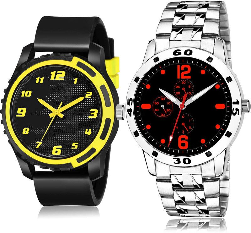 Analog Watch - For Men Brand New Diwali 2 Watch Combo For Boys And Men - BM112-(69-S-19)