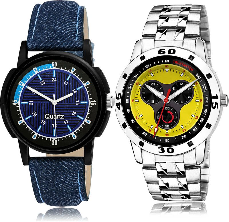 Analog Watch - For Men Latest Collegian 2 Watch Combo For Boys And Men - BRA34-(27-S-19)