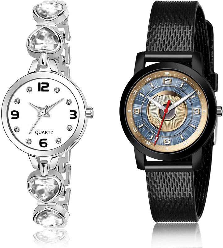 Analog Watch - For Women Best Party Wedding 2 Watch Combo For Women And Girls - G661-(17-L-10)