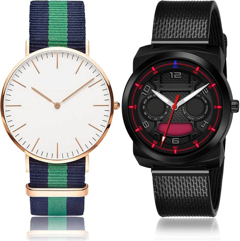 Analog Watch - For Men Latest Chronograph 2 Watch Combo For Boys And Men - BC4-(59-S-10)