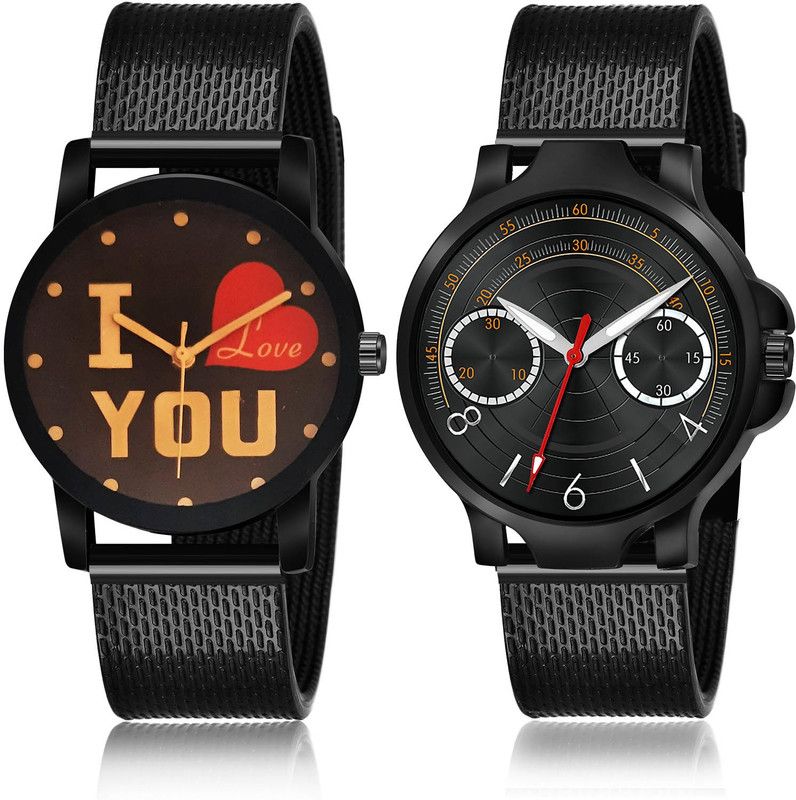 Analog Watch - For Men Treading Love 2 Watch Combo For Boys And Men - BRM13-(67-S-10)