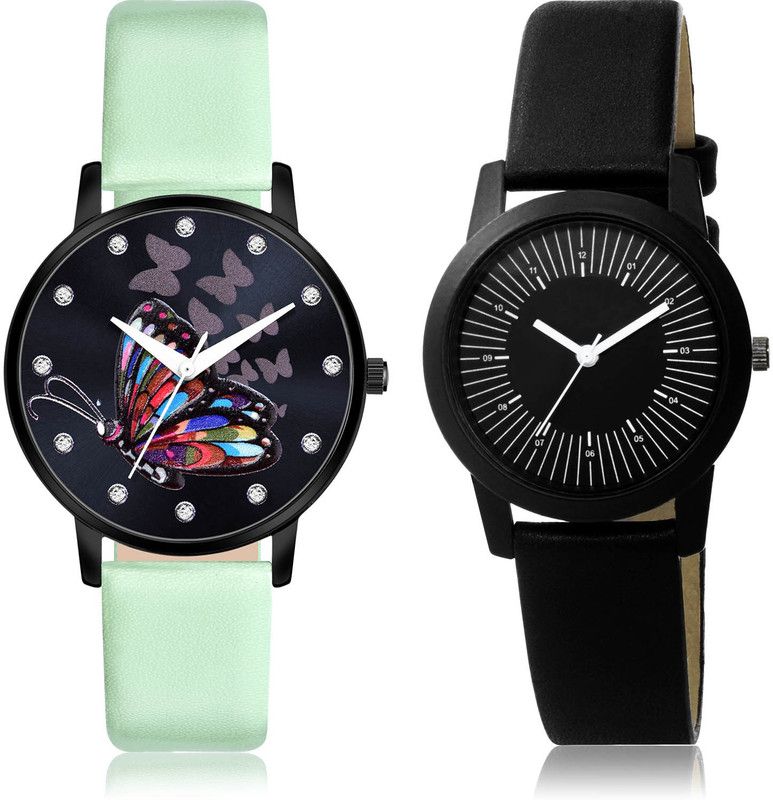 Analog Watch - For Women Modish Valentine 2 Watch Combo For Women And Girls - GM376-GO147