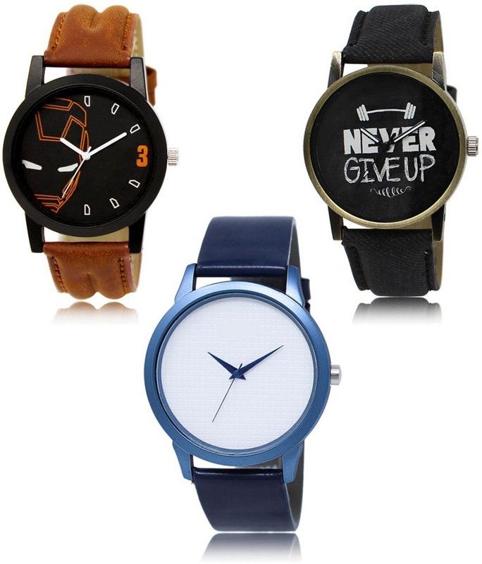 New latest Designer Combo of 3 Analog Watch - For Men LR-04-27-33