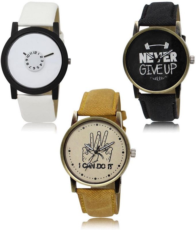 New latest Designer Combo of 3 Analog Watch - For Men LR-26-27-30