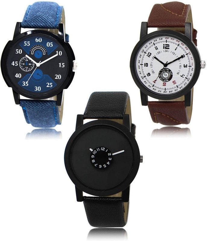 New latest Designer Combo of 3 Analog Watch - For Men LR-02-11-25