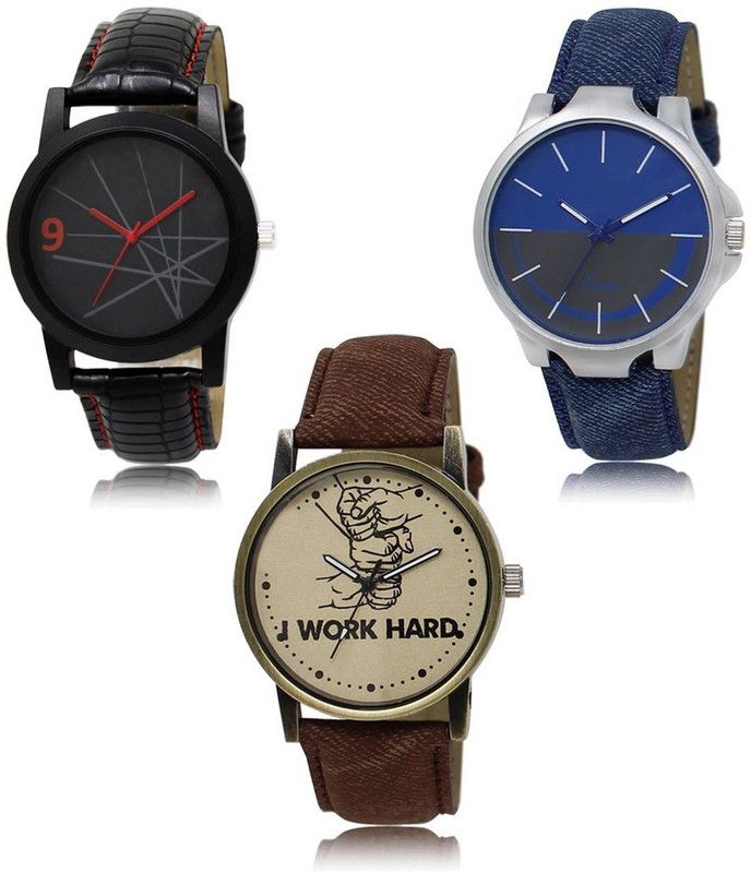 New latest Designer Combo of 3 Analog Watch - For Men LR-08-24-29