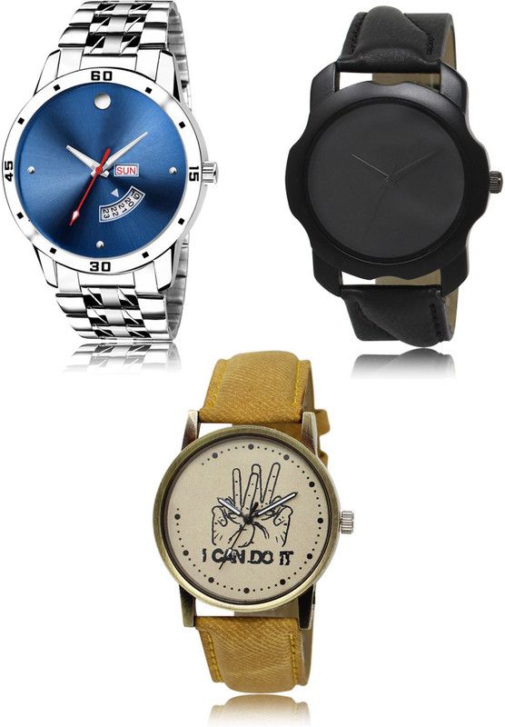 New latest Designer Combo of 3 Analog Watch - For Men 105-22-30
