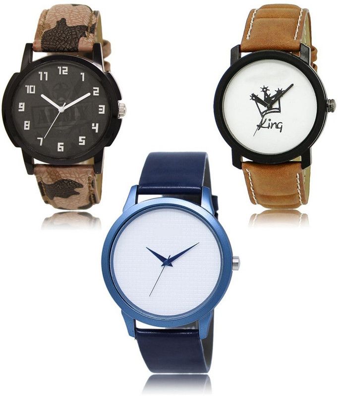 New latest Designer Combo of 3 Analog Watch - For Men LR-03-18-33