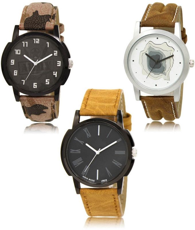 New latest Designer Combo of 3 Analog Watch - For Men -03-09-19