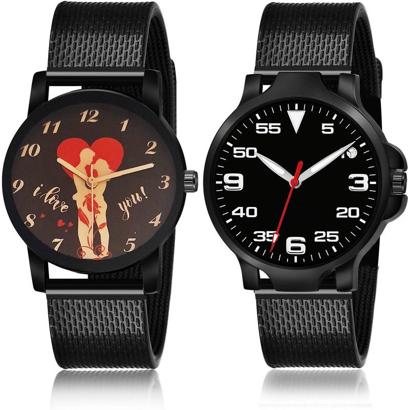 Analog Watch - For Men Treading 3D Design 2 Watch Combo For Boys And Men - BRM9-(75-S-10)