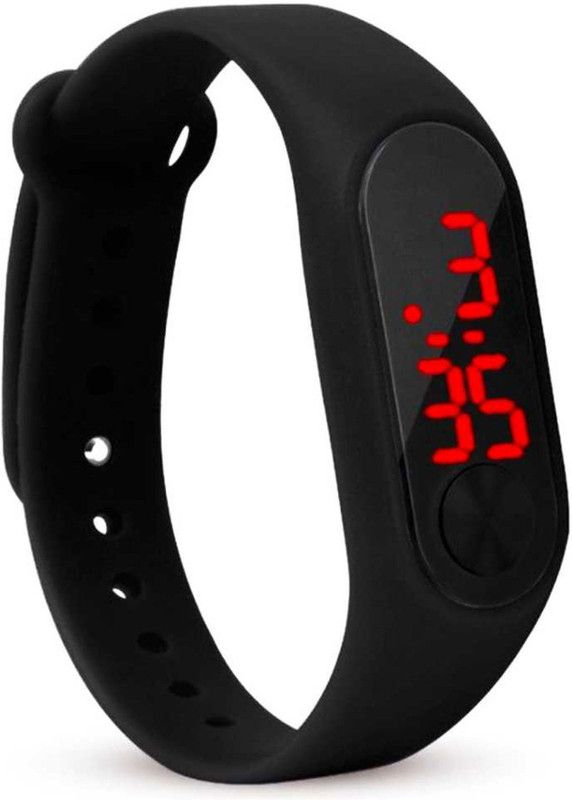 Digital Watch - For Boys RF-Attractive Looking M2 Digital Led Black Boy Watch