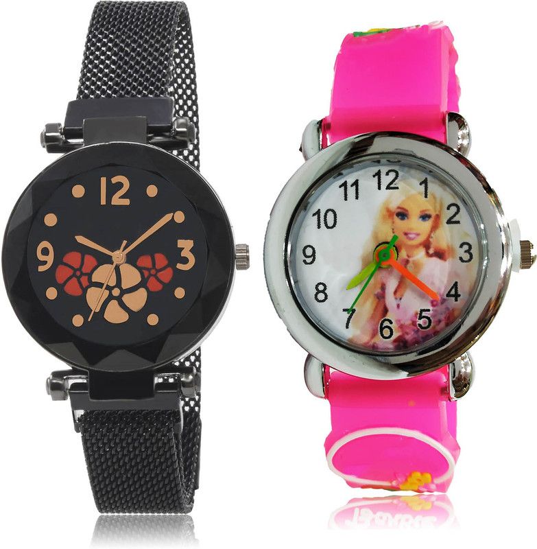 Analog Watch - For Girls Modish Wrist 2 Watch Combo For Women And Girls - G652-GC44