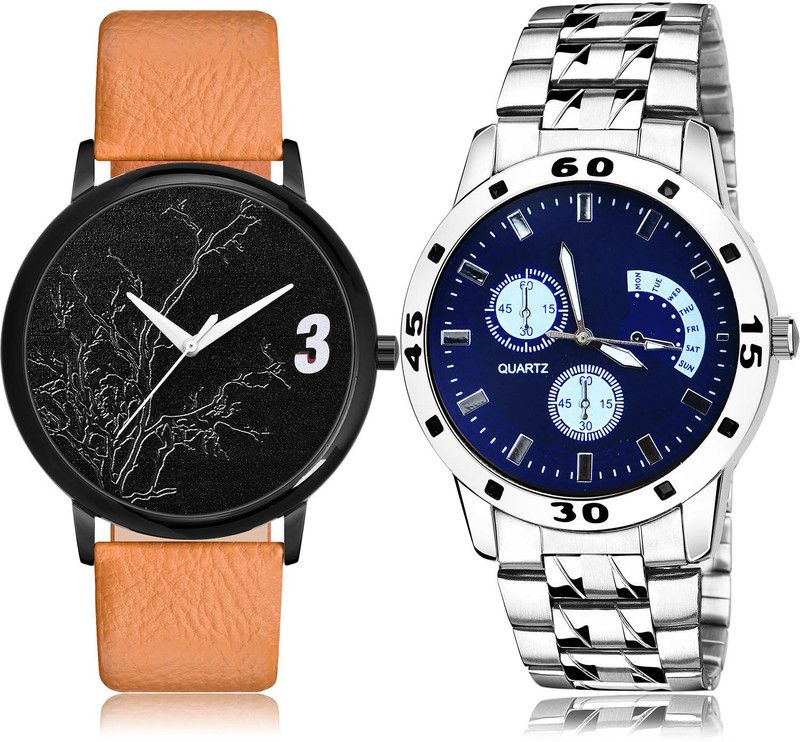 Analog Watch - For Men Latest Gift 2 Watch Combo For Boys And Men - BM26-B84