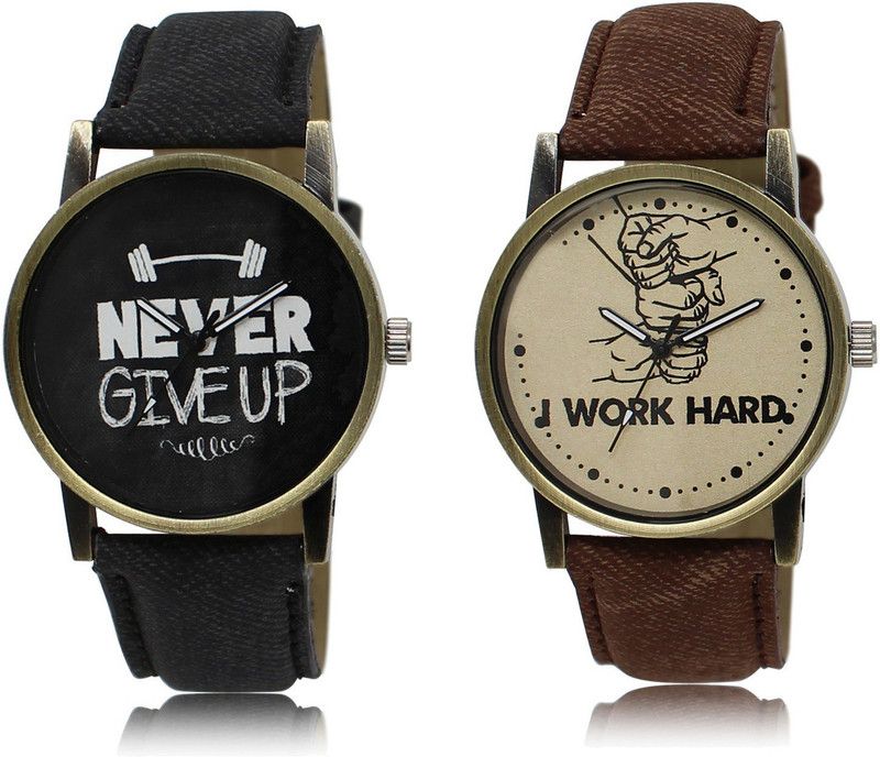 New Latest Designer Combo of 2 Analog Watch - For Men LR27-LR29