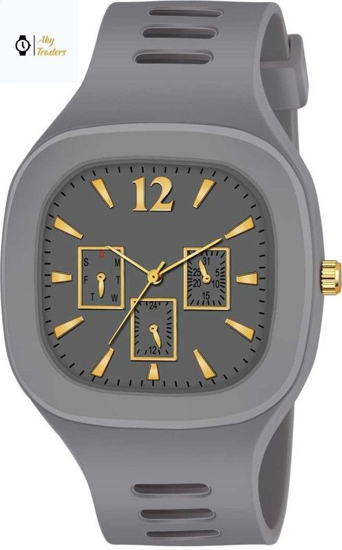 Analog Watch - For Boys Stylist Looking Relax Silicone Analog Watch Analog Watch - For Men Analog Watch