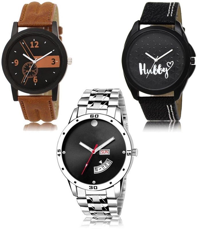 New latest Designer Combo of 3 Analog Watch - For Men LR-01-31-104