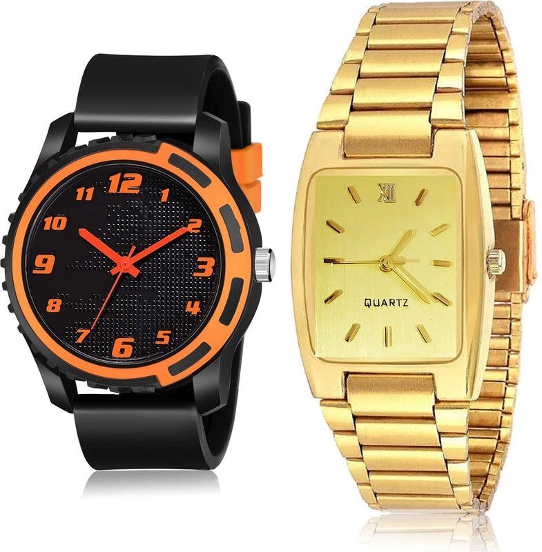 combo watch Analog Watch - For Men Latest Royal Sports And Chain Combo Watch For Boys And Men - BM110-BRM4