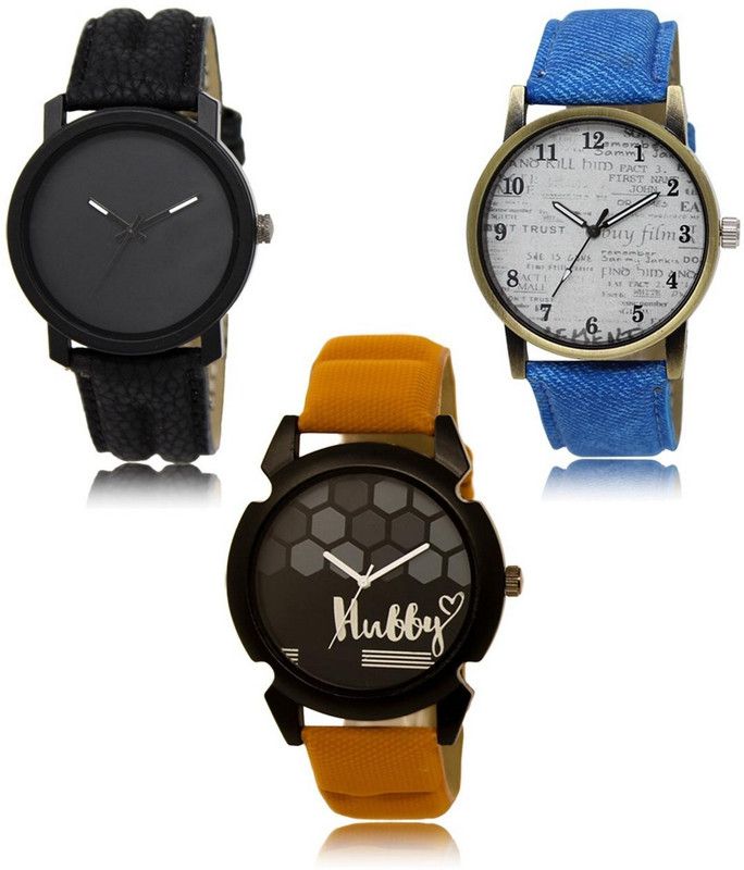 New latest Designer Combo of 3 Analog Watch - For Men LR-21-28-32