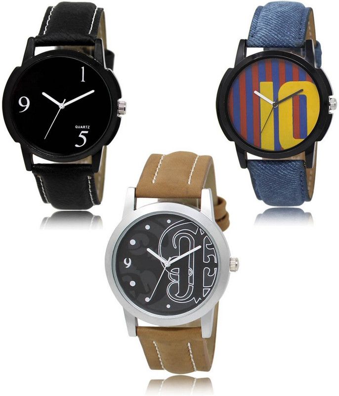 New latest Designer Combo of 3 Analog Watch - For Men LR-06-10-14