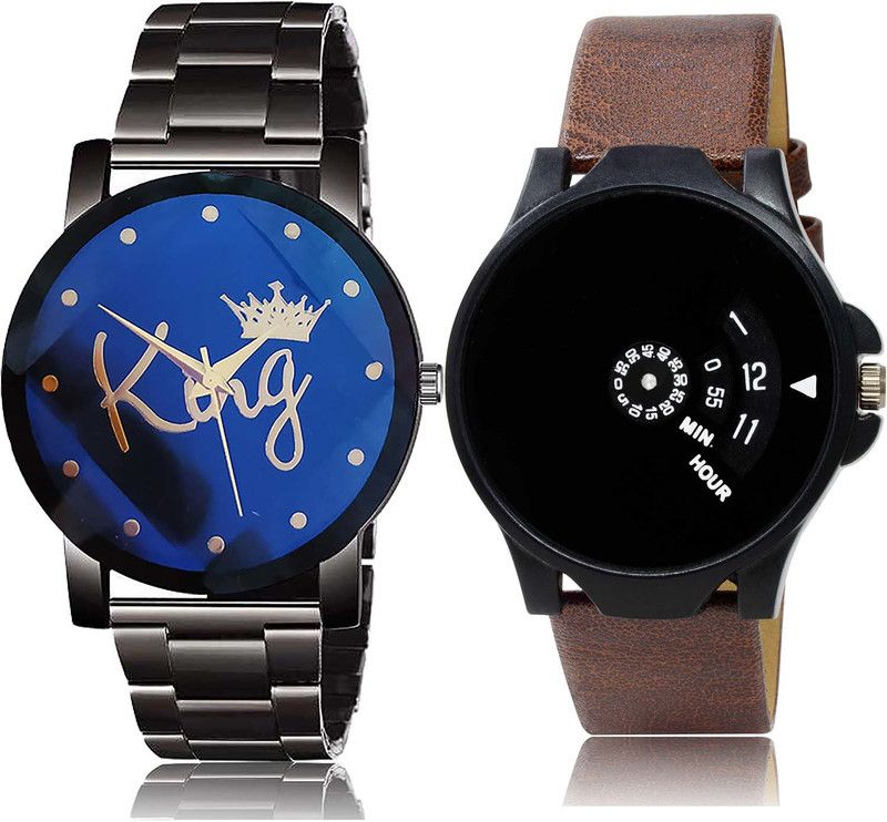 Analog Watch - For Men New Fashion King Chain And Speedometer Combo Watch For Boys And Men - BC11-BO51