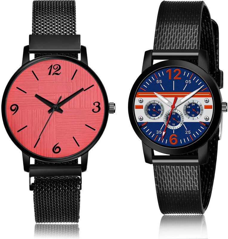 Analog Watch - For Girls Latest Unique 2 Watch Combo For Women And Girls - GM226-(18-L-10)