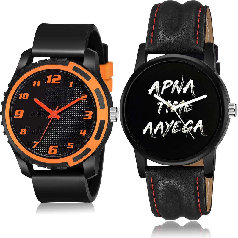 combo watch Analog Watch - For Men & Women Modern Branded Sports And Apna Time Aayega Combo Watch For Boys And Men - BM110-B403